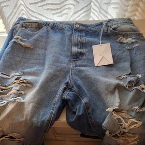 Rainbow distressed jeans brand new with tags